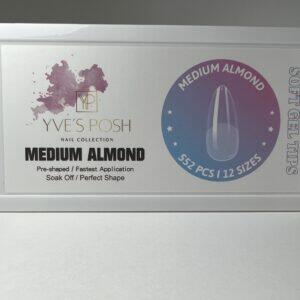 Soft Gel Tips Medium Almond